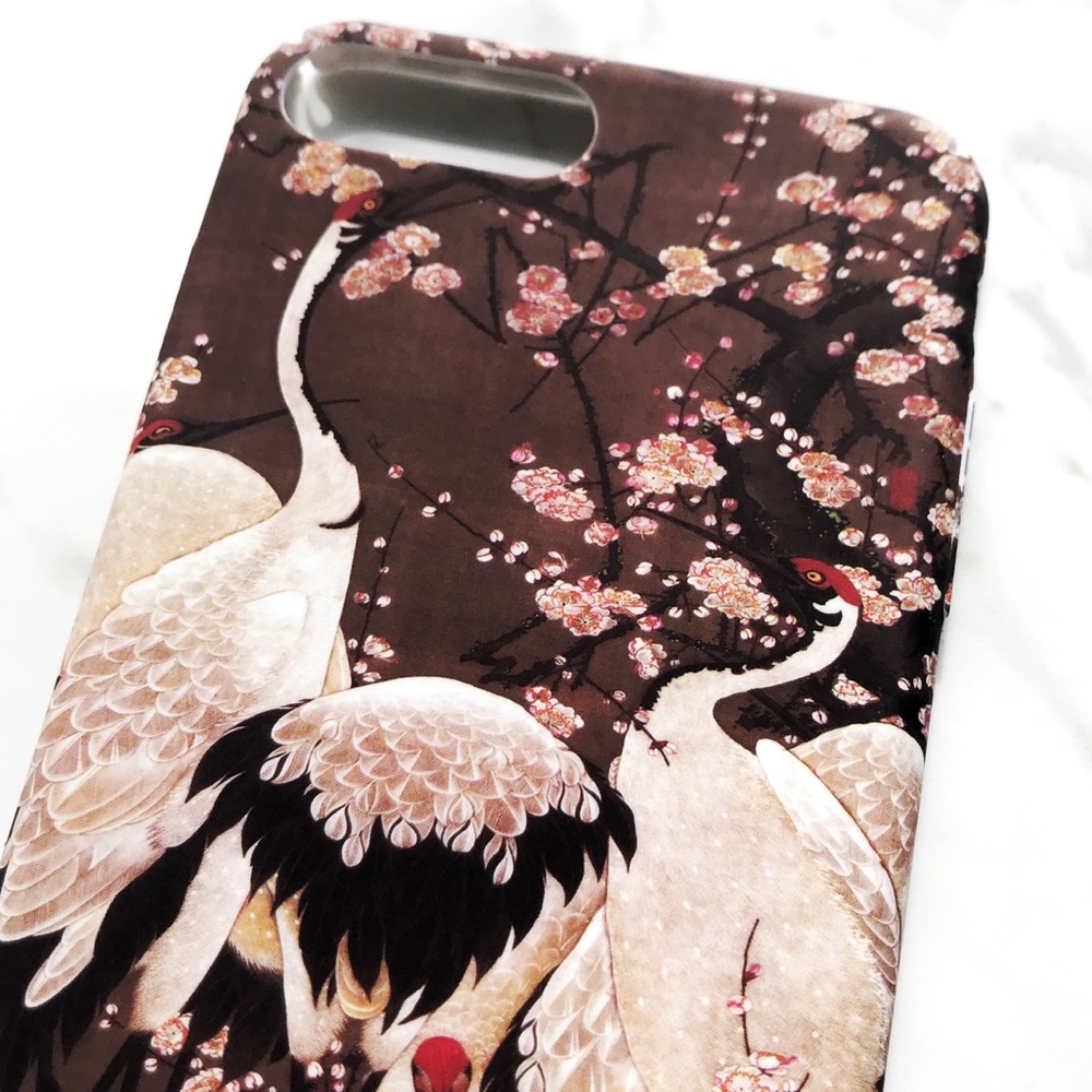 LAST 1! NEW iPhone 7+/8+ Floral Bird Phone Case - Picture 2 of 4